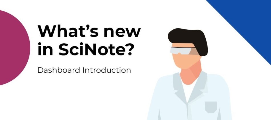 SciNote Dashboard Introduction blog